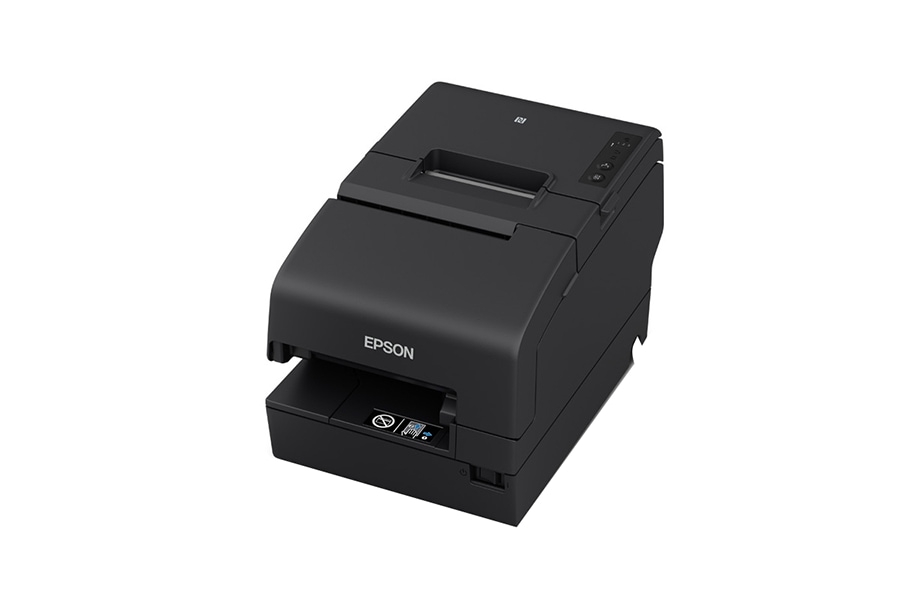 Epson OmniLink TM-H6000VI Serial Multifunction POS Printer with Wi-Fi and Power Supply - Black
