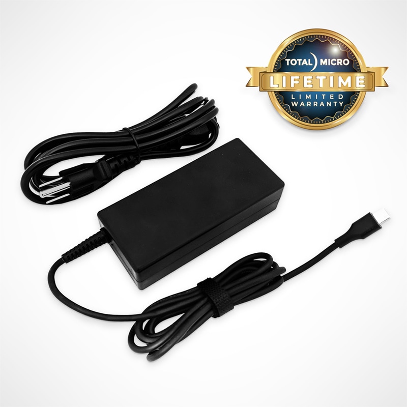 Total Micro AC Adapter, Dell Inspiron 15, Inspiron 16, Inspiron Chromebook 7486 2-in-1 OptiPlex 7020 Micro - 65W USB-C