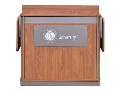 Spectrum Media Manager Series Director - lectern - rectangular - fusion maple