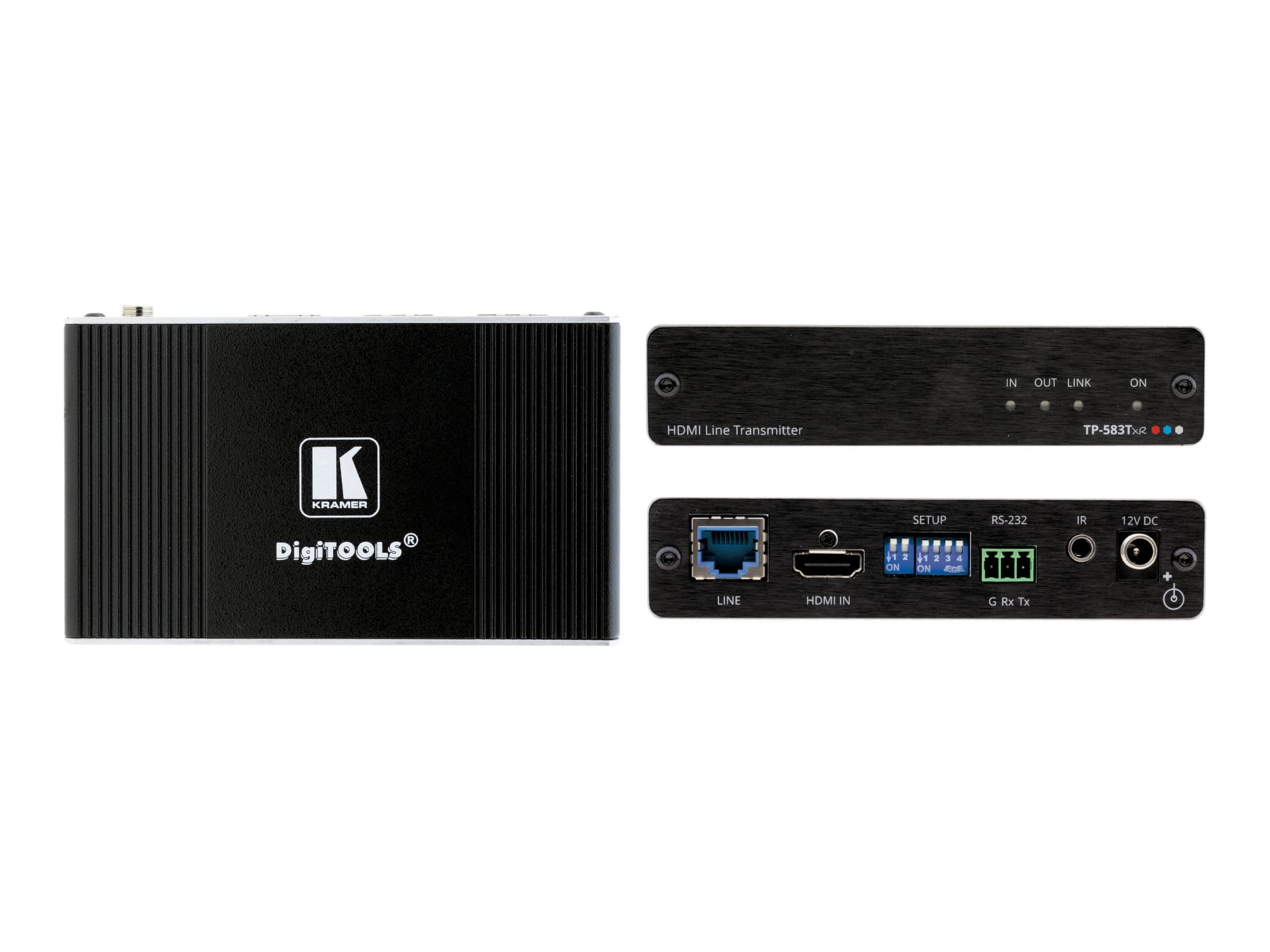 Kramer DigiTOOLS TP-583Txr - video/audio/infrared/serial extender - HDMI, HDBaseT