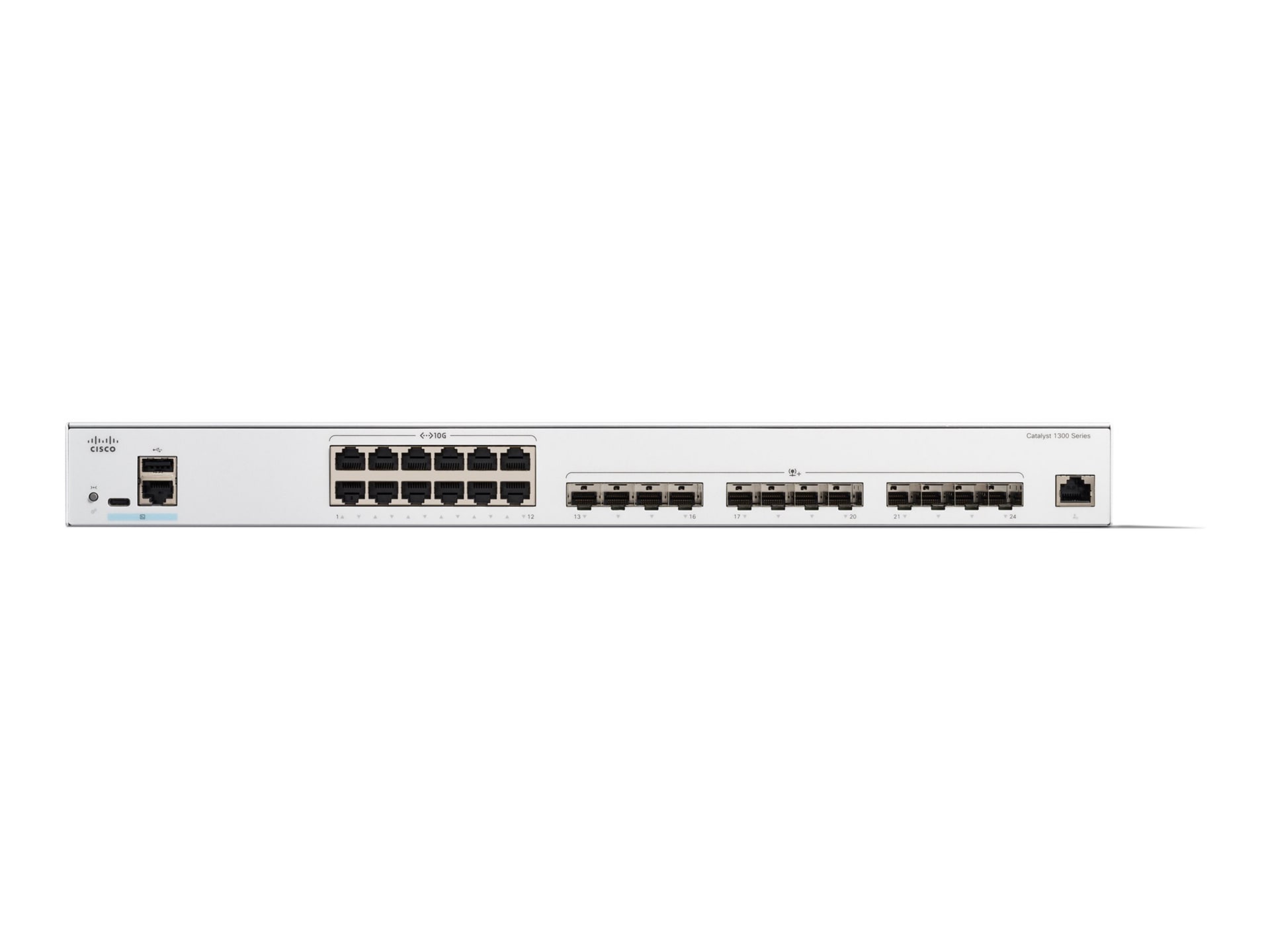 Cisco Catalyst 1300-24XTS - switch - 24 ports - smart - rack-mountable
