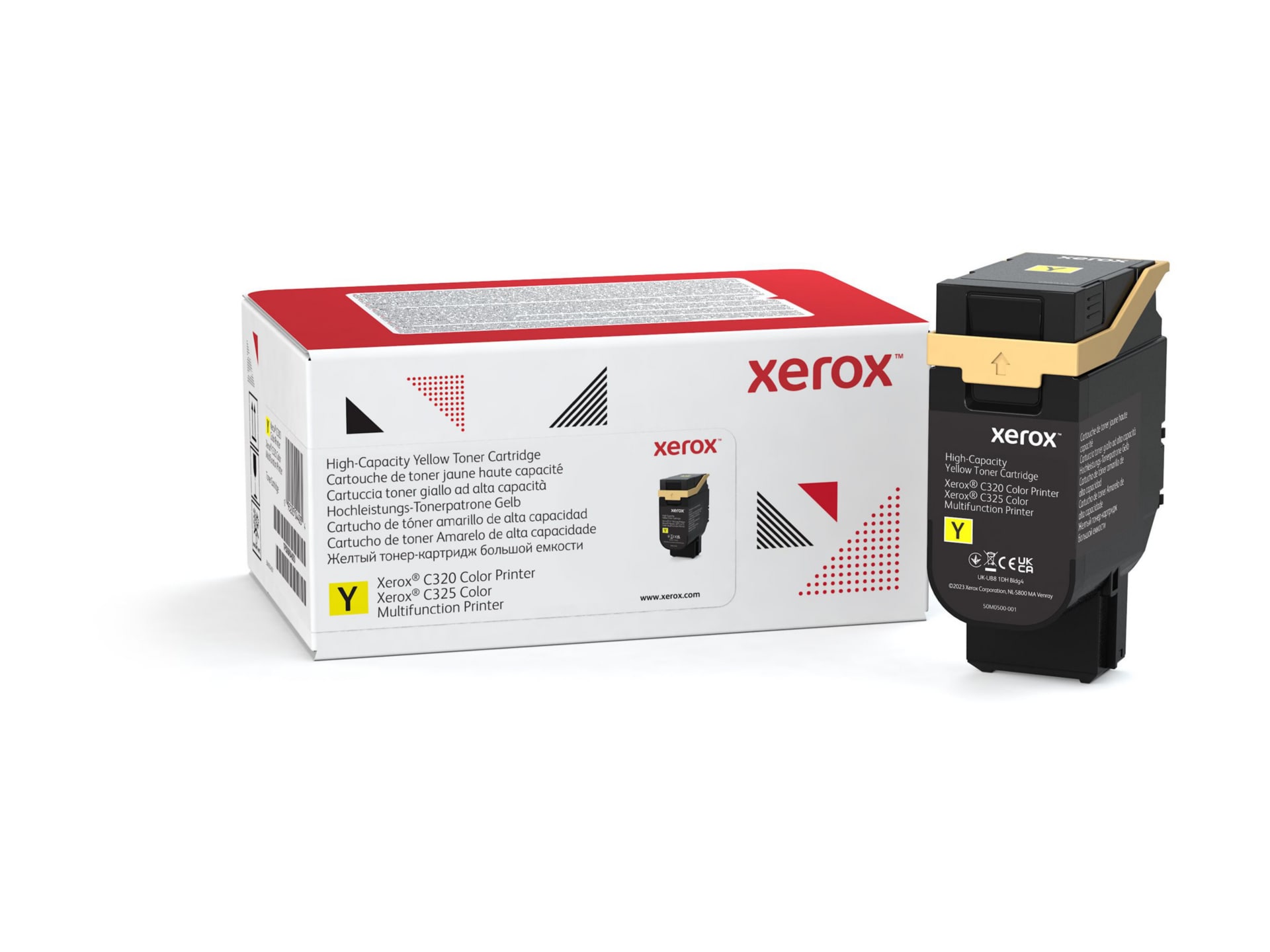 Xerox - haute capacité - jaune - original - cartouche de toner