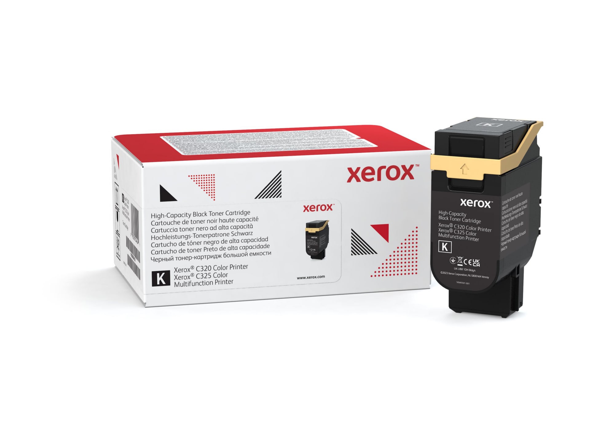 Xerox - haute capacité - noir - original - cartouche de toner