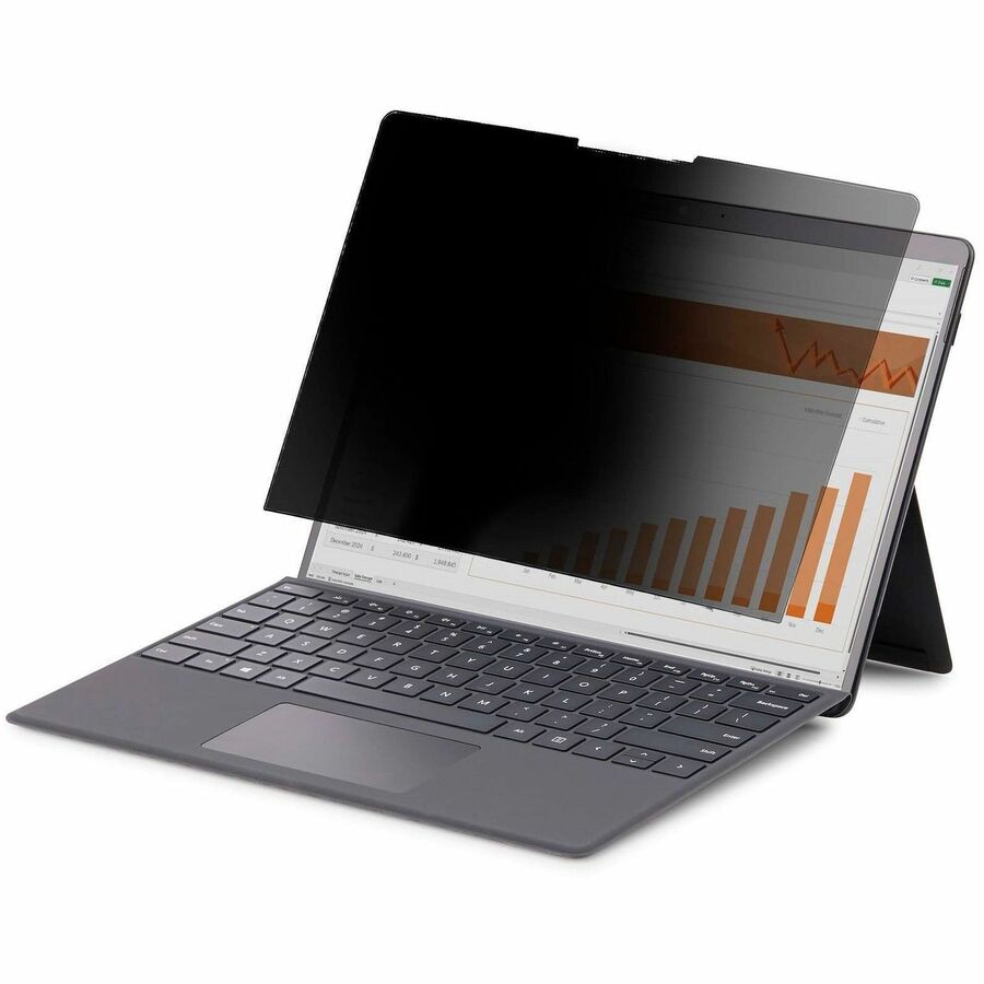 StarTech 4-Way 12.4in Surface Laptop Go 1/2/3 Privacy Screen Filter, Portra