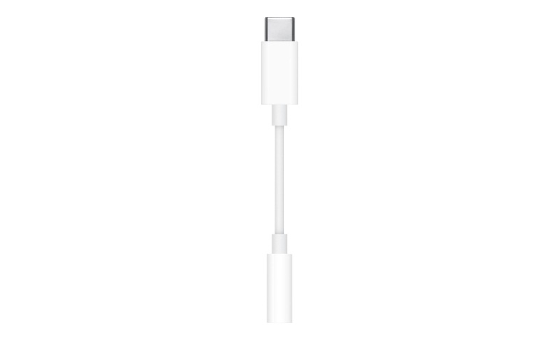 Apple 3.5 mm Headphone Jack Adapter - USB-C - White - MW2Q3AM/A
