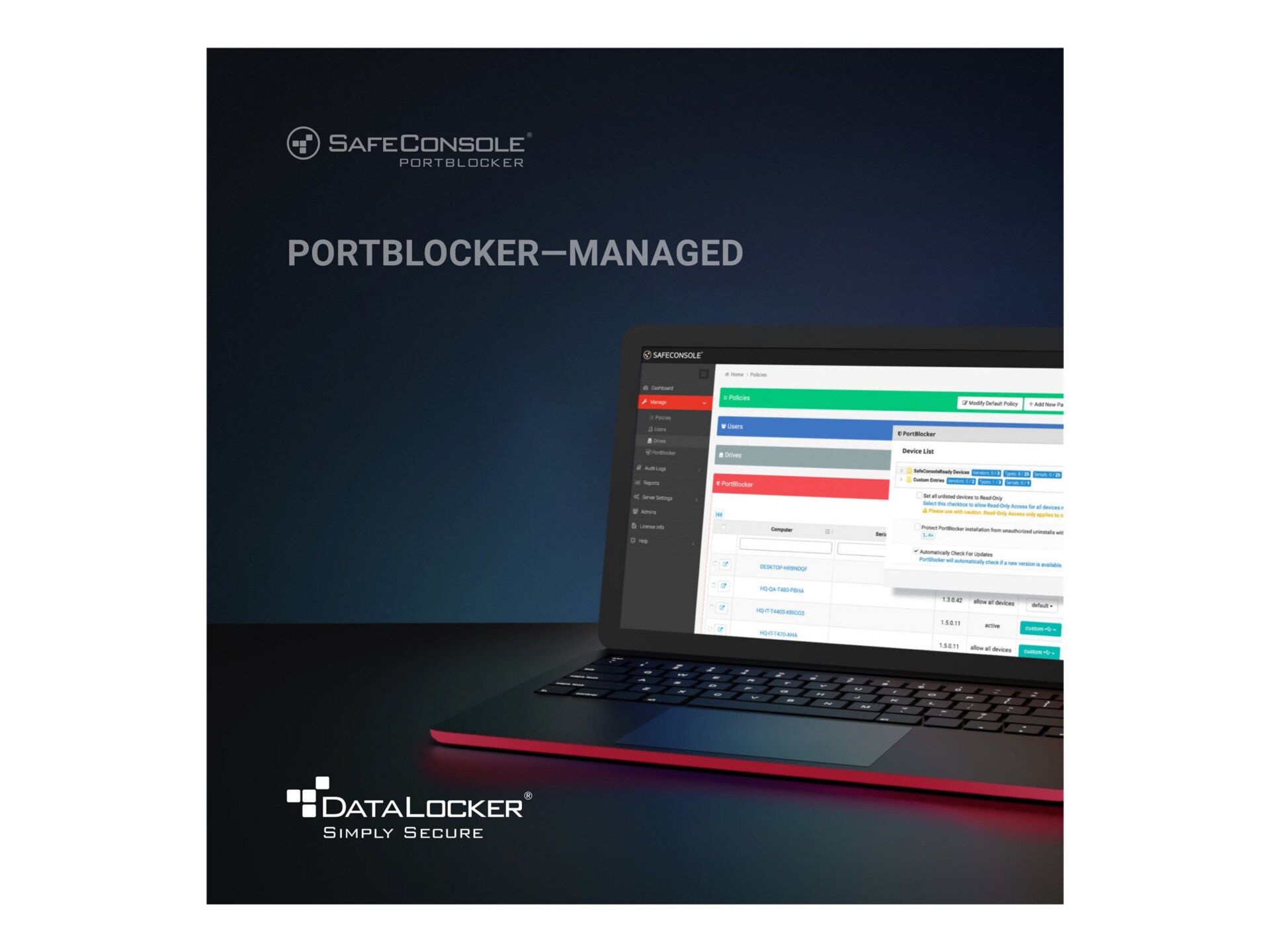 DataLocker PortBlocker - subscription license (1 year)