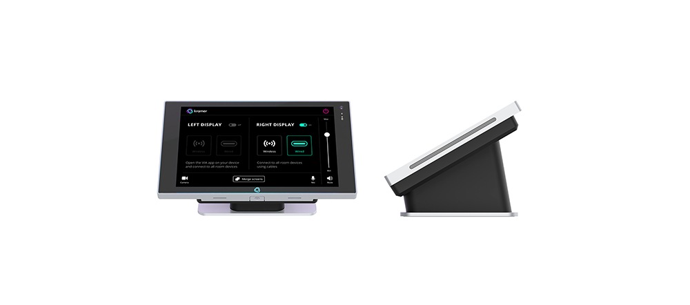 Kramer 8" Wall and Table Mount PoE Touch Panel - Black