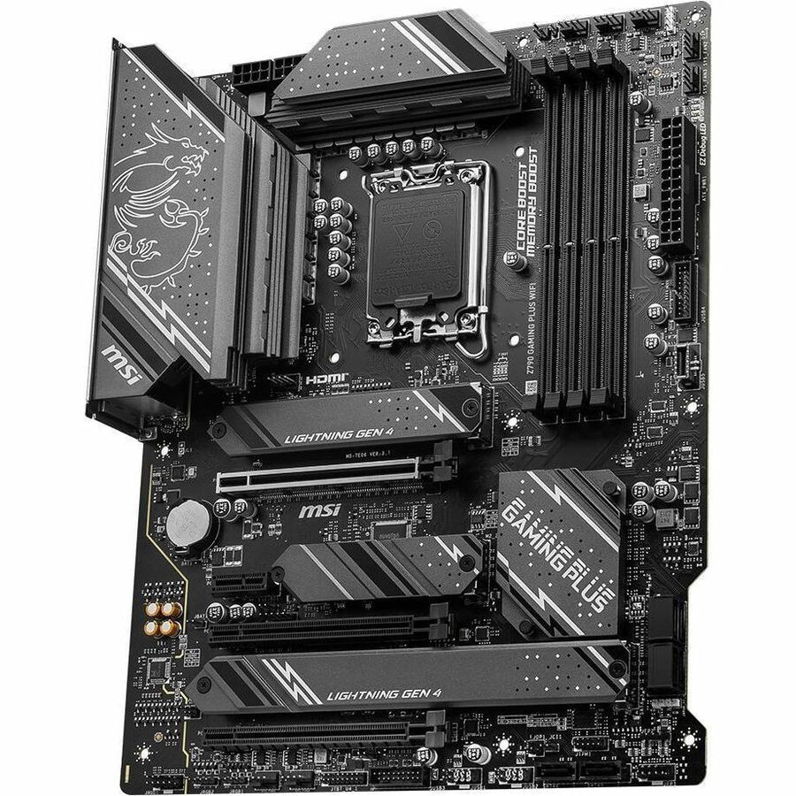 MSI Z790 GAMING PLUS WIFI Gaming Desktop Motherboard - Intel Z790 Chipset -