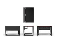 Spectrum Esports GG Gaming - desk - rectangular - black