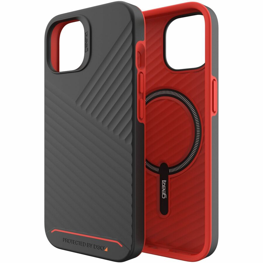 ZAGG Gear4 Battersea Snap Phone Case for Apple iPhone 13/14-Red Interior