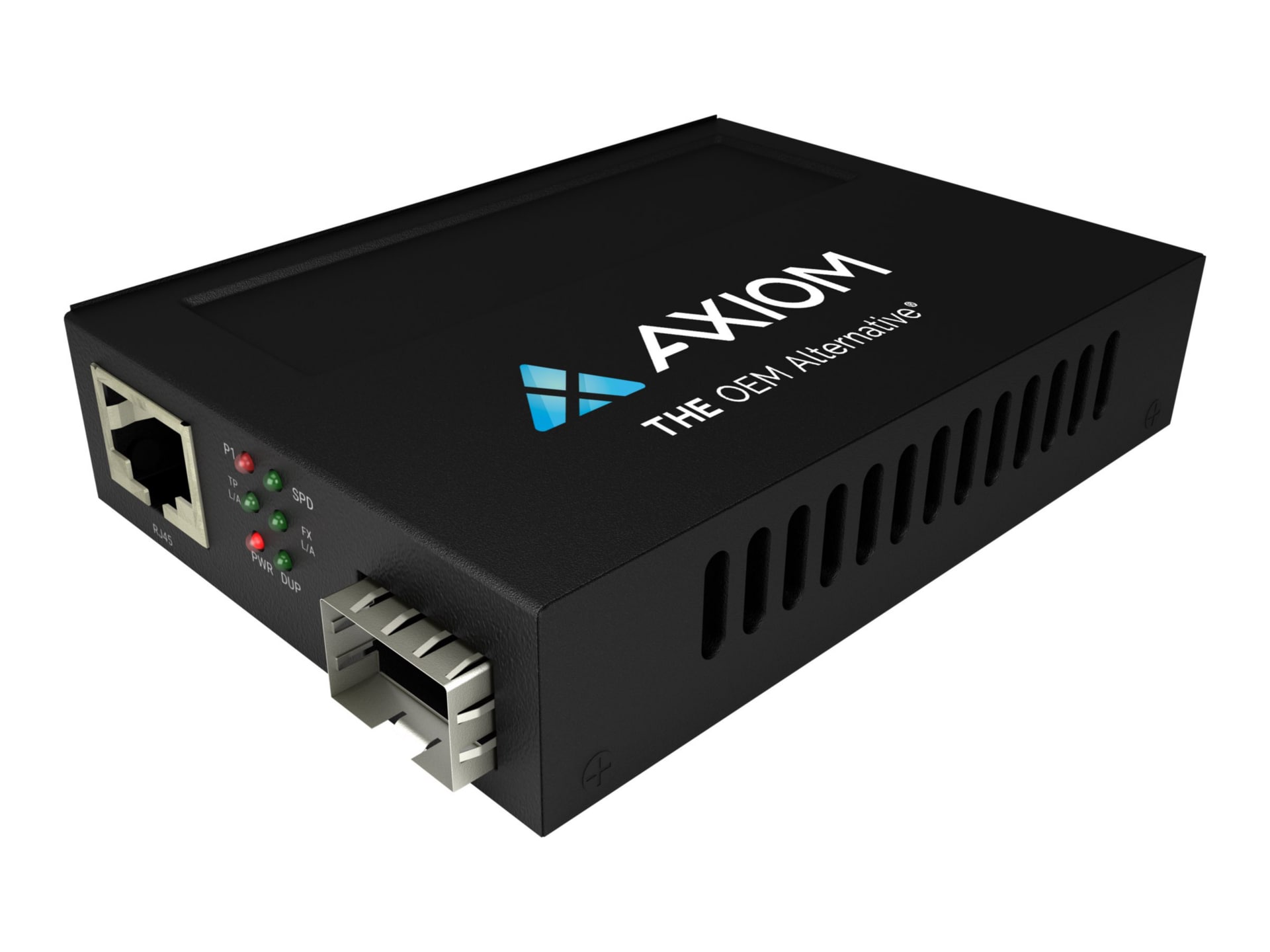 Axiom MCP32-F1-SFP-AX - fiber media converter - 10Mb LAN, 100Mb LAN, GigE