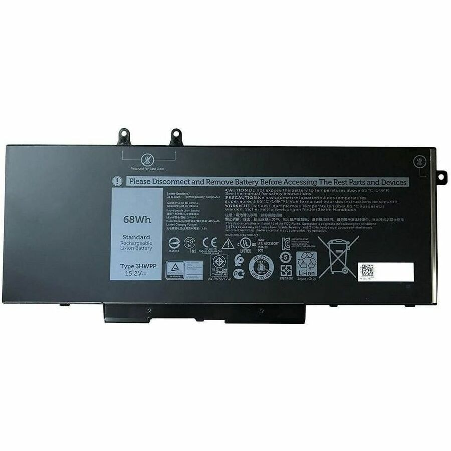 Premium Power Products Laptop Battery replaces Dell 3HWPP For use in Dell Latitude 5401, 5410, 5411, 5501; Precision