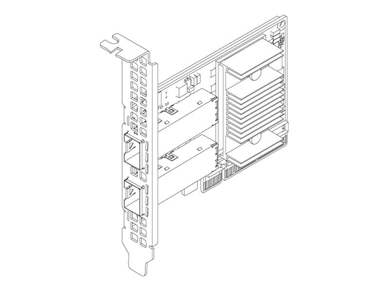 IBM PCIe4 2-Port 25/1/1GbE ROCE SFP28 Adapter