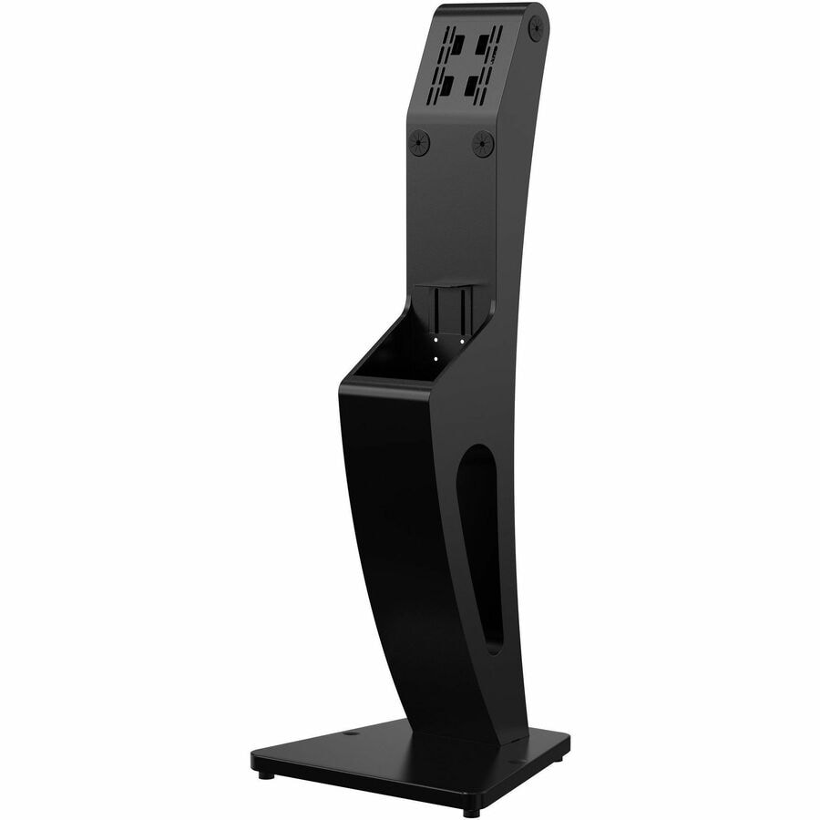 CTA Digital Sleek Floor Stand with Printer Slot for Touchscreen Monitors an