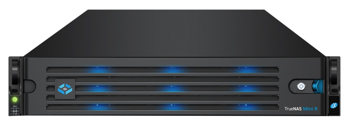 iXsystems TrueNAS Mini R Network Attached Storage System with 12 x 3.5" Hot-swappable Bays