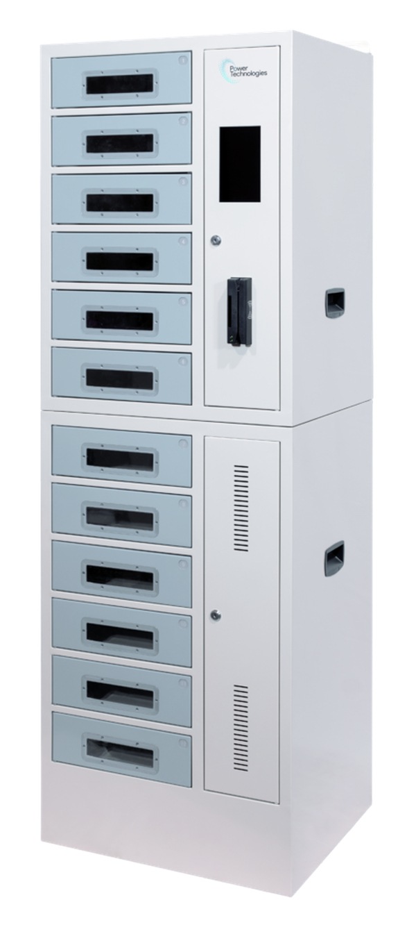 Power Technologies 12 Bay Secure Charging Locker
