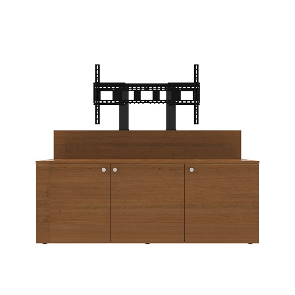 AVTEQ 3-bay Credenza with Universal Mount for 45" to 98" Single Display