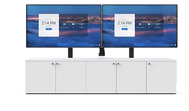 AVTEQ 5-bay Credenza for 45" to 82" Dual Display