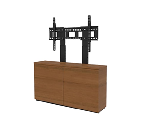 AVTEQ Thin 2-bay Credenza for 45" to 98" Single Display