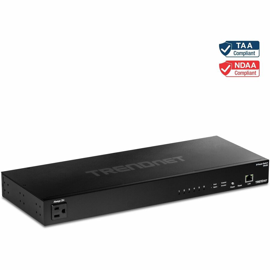 TRENDnet 6-Outlet Managed Rackmount Power Distribution Unit