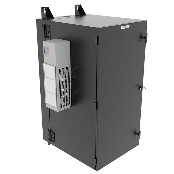 Great Lakes 48″x24"x30" Double Swing NEMA12 Wall Mount - Black