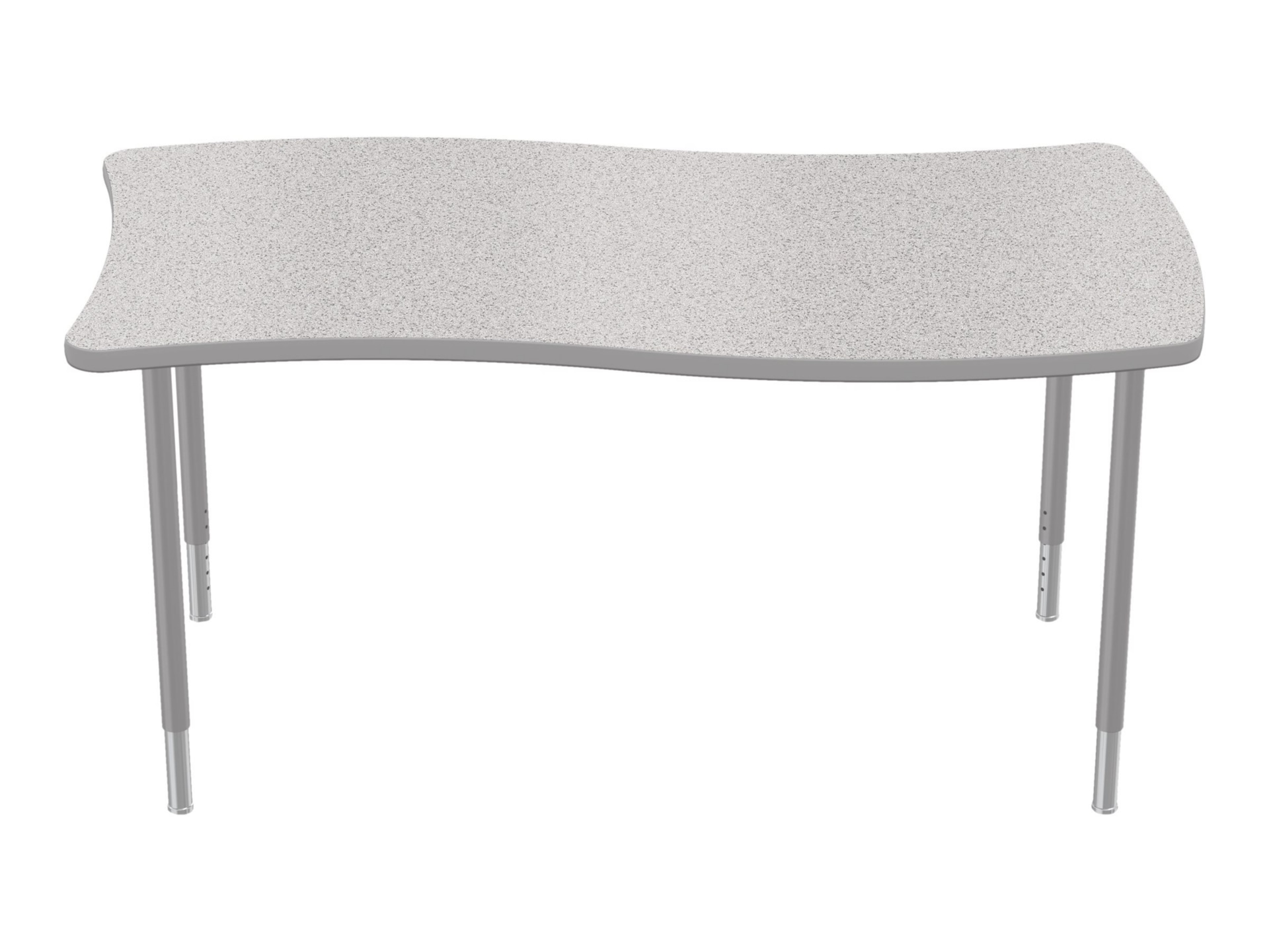 MooreCo Hierarchy Creator - table - rectangular - silver oak ply