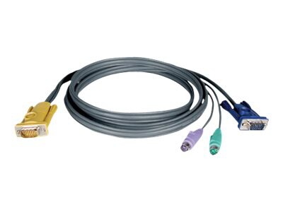 Tripp Lite 15ft PS/2 Cable Kit for KVM Switch 3-in-1 B020 / B022 Series KVMs 15' - keyboard / video / mouse (KVM) cable