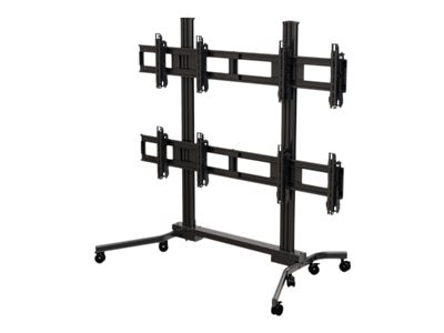 Mustang Professional MPVW-CART-2X2 cart - for 2x2 video wall - black