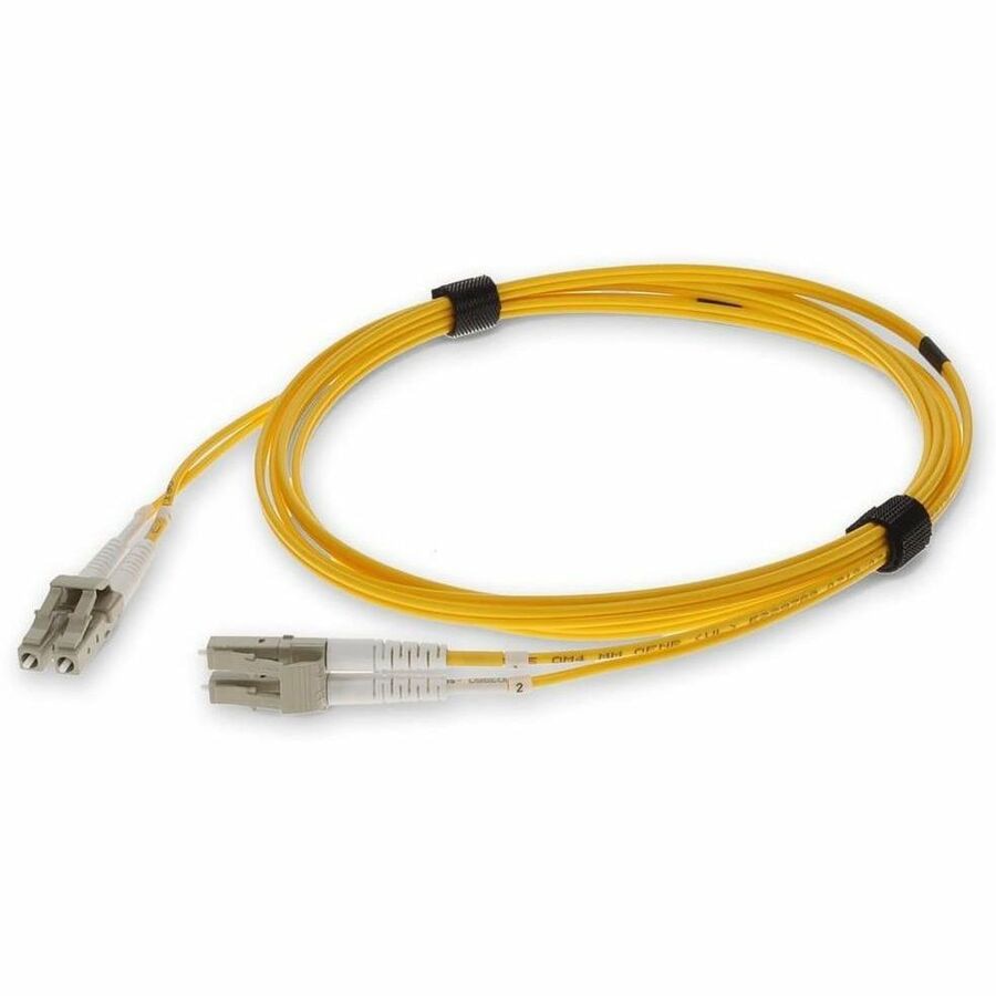 Proline 10m LC to LC Yellow OM4 Duplex OFNR (Riser-Rated) Fiber Patch Cable