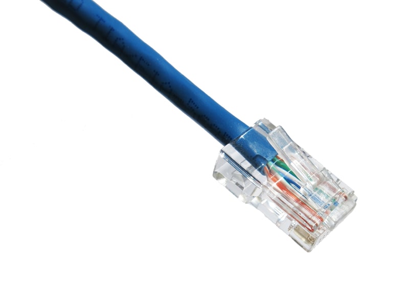 Axiom 20' CAT6 550MHz Non-Booted Patch Cable - Blue