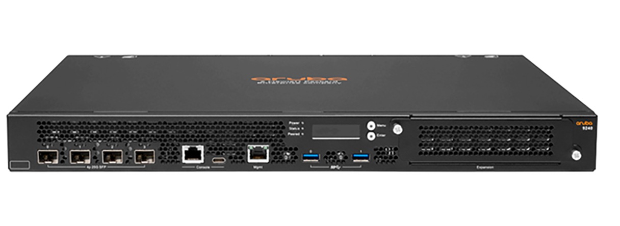 HPE Aruba 9240 (JP) 4xSFP28 Campus Gateway Appliance with Single Expansion Slot