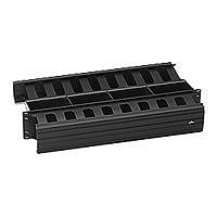 Leviton Versi-Duct rack cable management tray (front, horizontal) - 19"