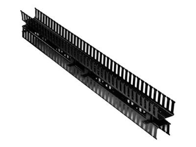 Leviton Versi-Duct rack cable management tray (front and rear, vertical) - 19"