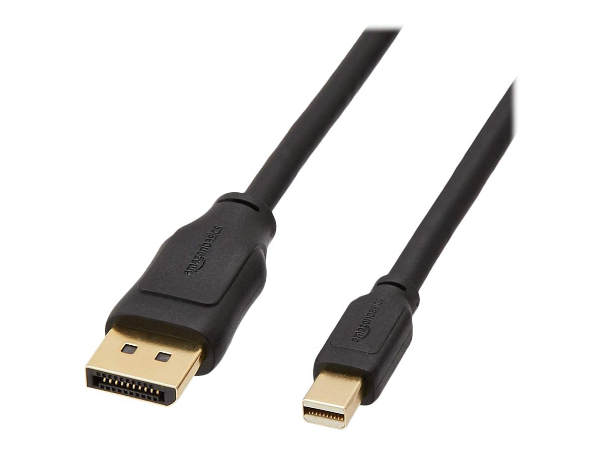 AmazonBasics - DisplayPort cable - Mini DisplayPort to DisplayPort - 6 ft