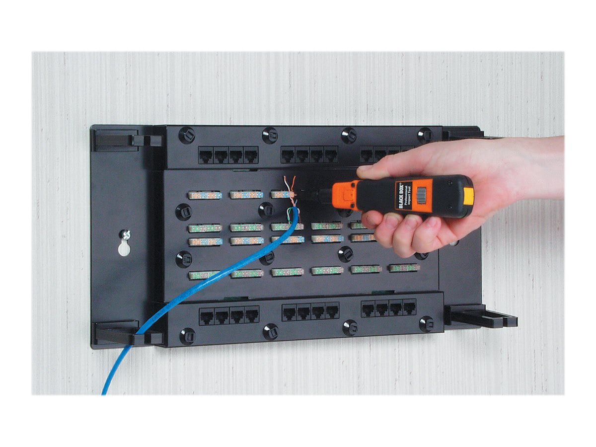 how to punch patch panel