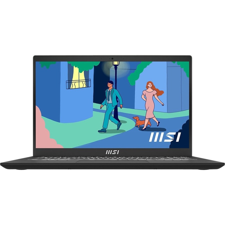 MSI Modern 15.6 in Ultrabook Laptop, Intel Core i3-1215U, 8GB 256GB SSD - Win 11 Pro