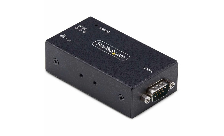 StarTech 1-Port Serial to Ethernet Adapter, 802.3af PoE Powered