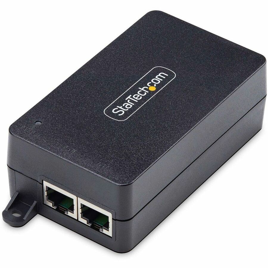 StarTech.com 1-Port 2.5GbE PoE+ Injector, Midspan, 10M/100M/1G/2.5G Ethernet, PoE/PoE+ 802.3af/802.3at, 30W Power Budget