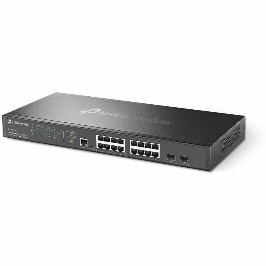 TP-Link Omada 16-Port 2.5G and 2-Port 10GE SFP+ L2+ Managed Switch with 8 P