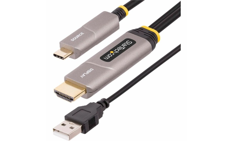 StarTech.com 50ft (15.2m) USB-C to HDMI 2.0 Active Optical