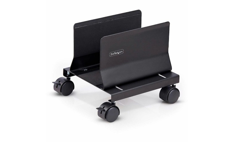 Computer Tower Cart, Mobile CPU Caddy on Wheels, Max