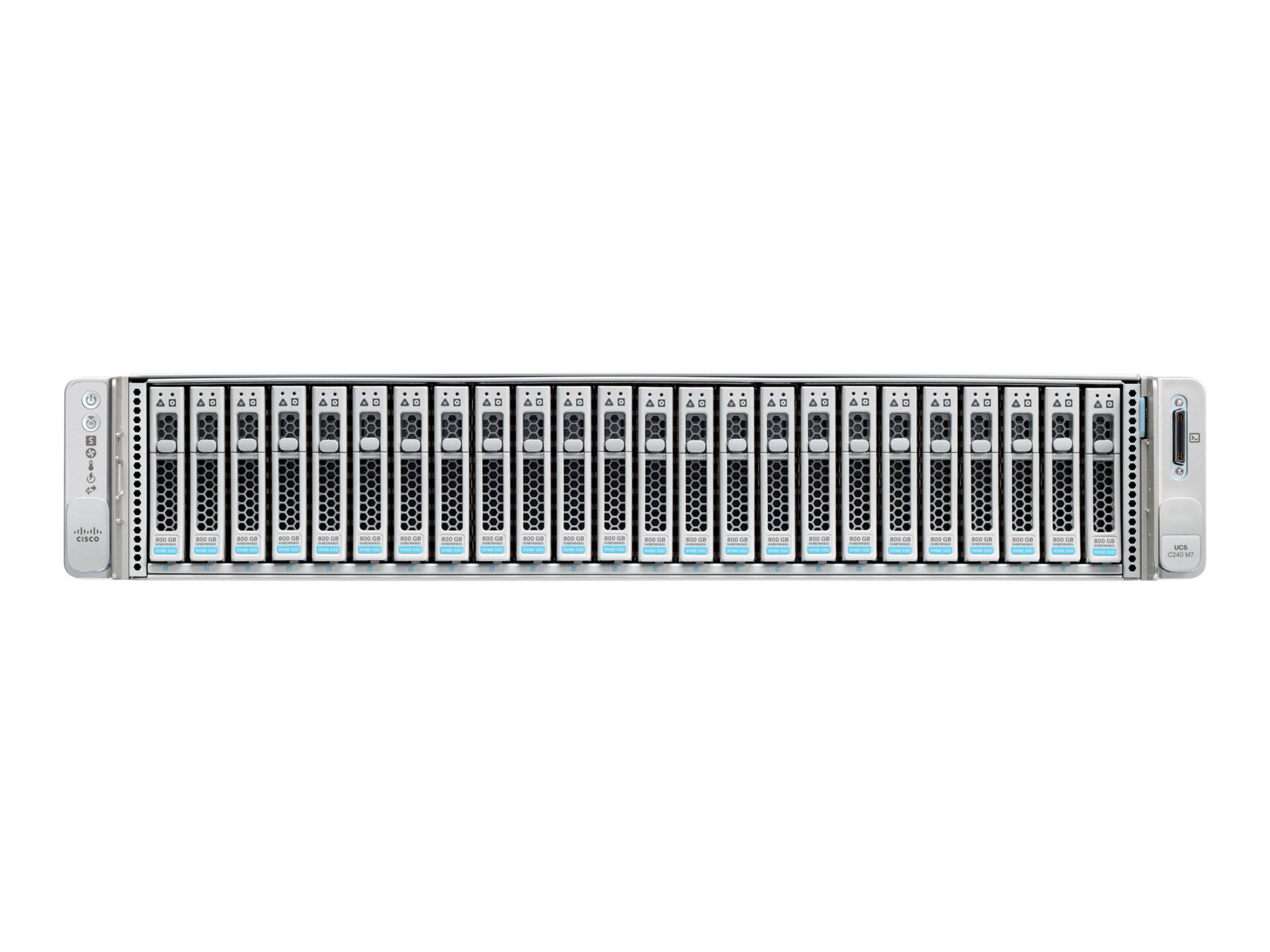 Cisco UCS C240 M7 SFF Rack Server - Montable sur rack pas de processeur - 0 Go - aucun disque dur