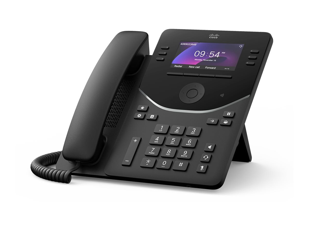 Cisco Desk Phone 9851 - téléphone VoIP - avec Trusted Platform Module (TPM) 2.0 avec ID d'appelant/appel en instance