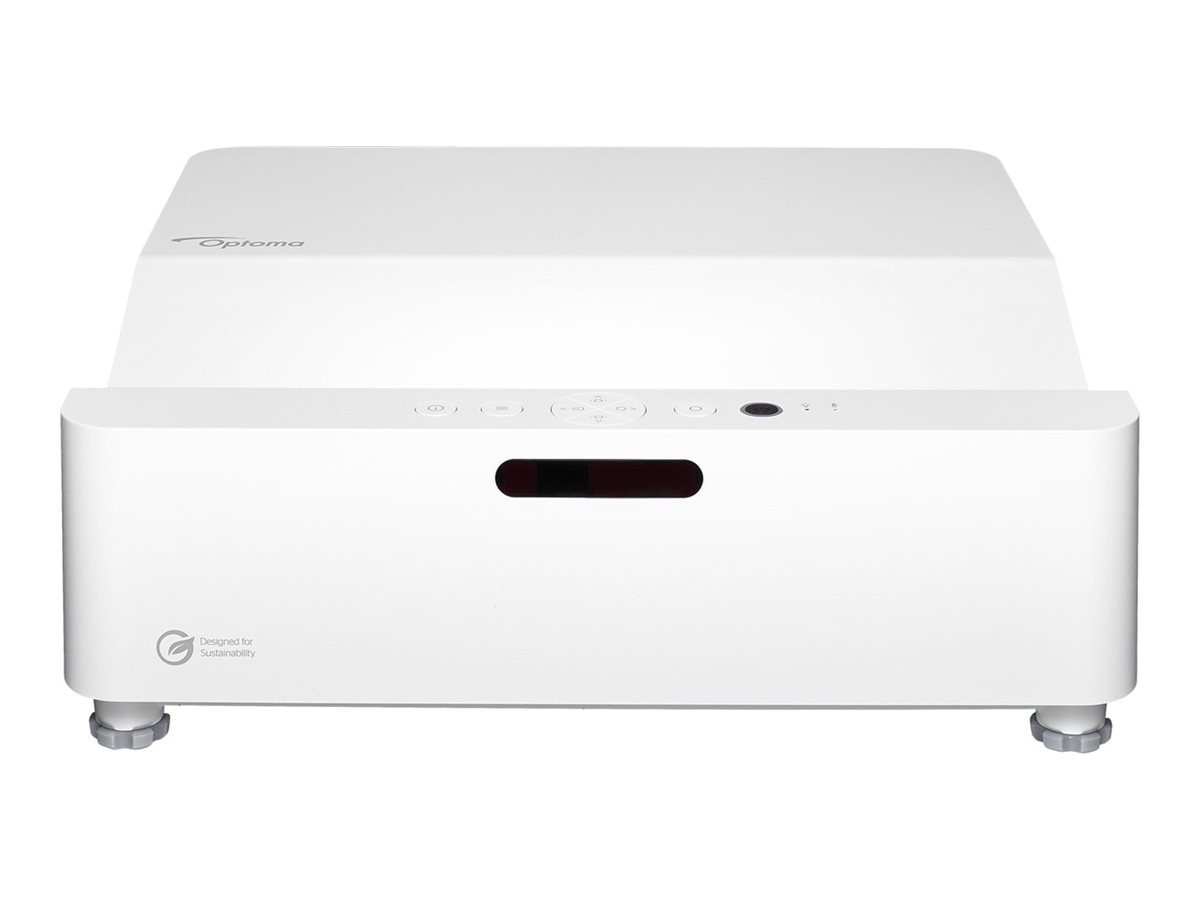 Optoma ZW410UST - DLP projector - ultra short-throw - 3D - white