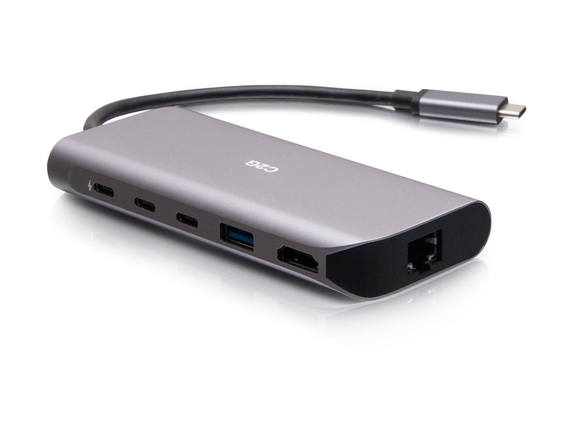 Thumbnail 3 of 5 for C2G USB-C 4.0 6-in-1 Mini Docking Station with HDMI, USB-A, Ethernet, and USB-C 85W- 8K 60HZ - docking station - USB-C /