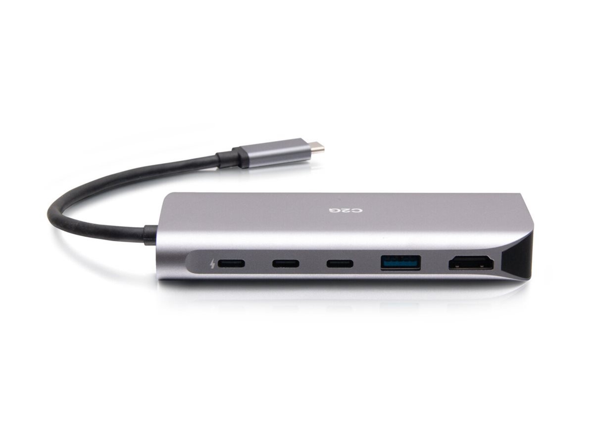 Thumbnail 5 of 5 for C2G USB-C 4.0 6-in-1 Mini Docking Station with HDMI, USB-A, Ethernet, and USB-C 85W- 8K 60HZ - docking station - USB-C /