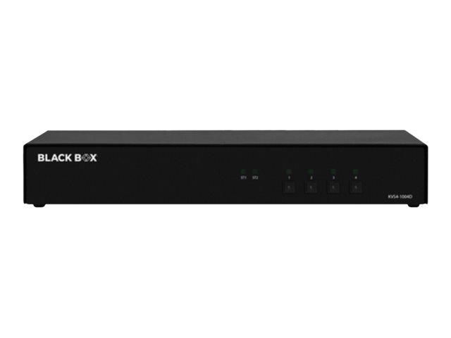 Black Box SECURE KVS4-1004D - KVM / audio switch - 4 ports - TAA Compliant