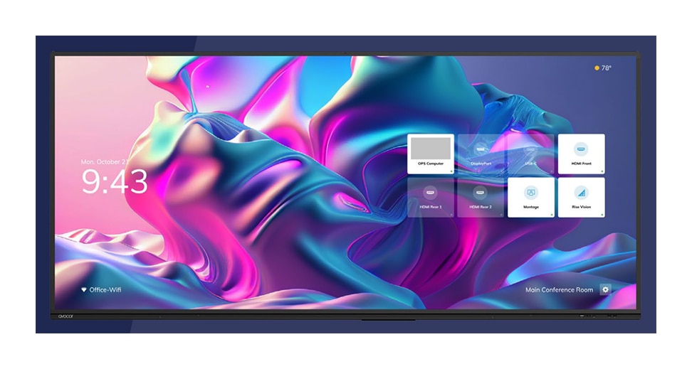 Avocor E Series 92" 5K Direct-lit LED Interactive Display