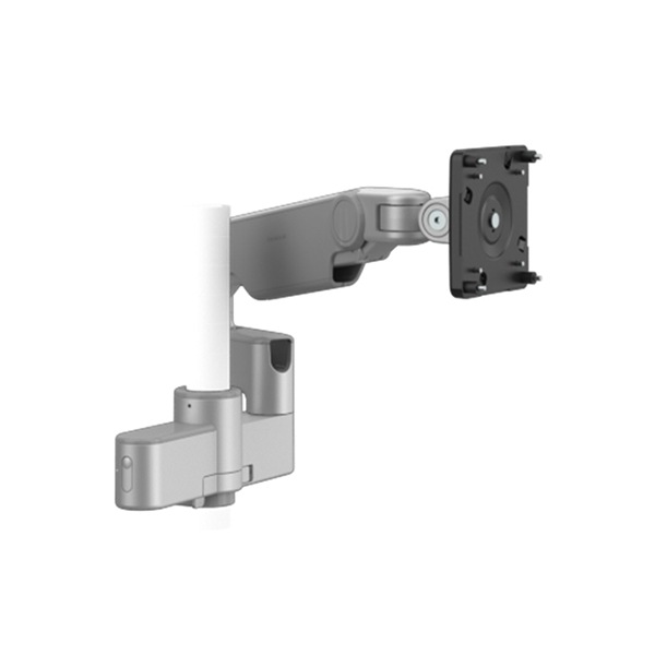Humanscale M/Flex M8.1 Arm for Single Monitor - Silver with Gray Trim
