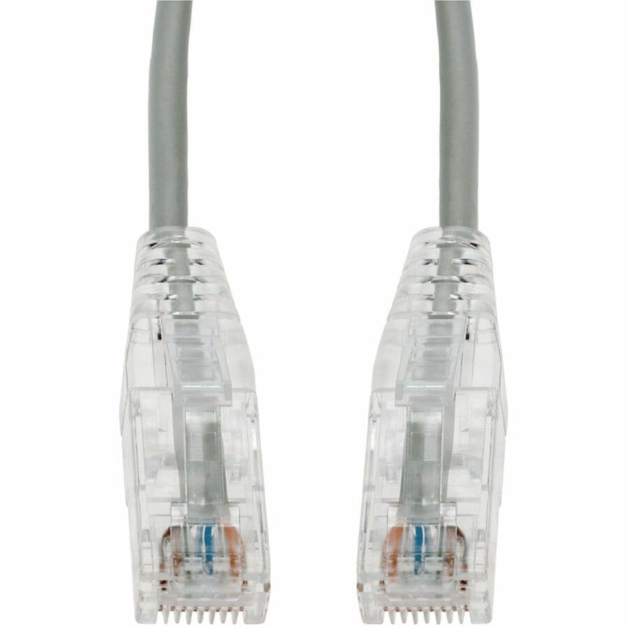 Proline 45ft Gray CAT 6 Slim PVC Ethernet Cable Snagless Clear-Claw RJ-45 M